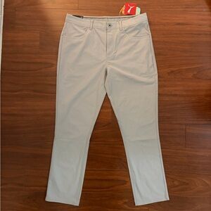 NWT Puma Men’s 101 Golf Pant - Light Gray